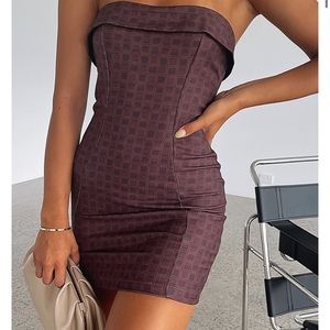 Mini brown dress size small